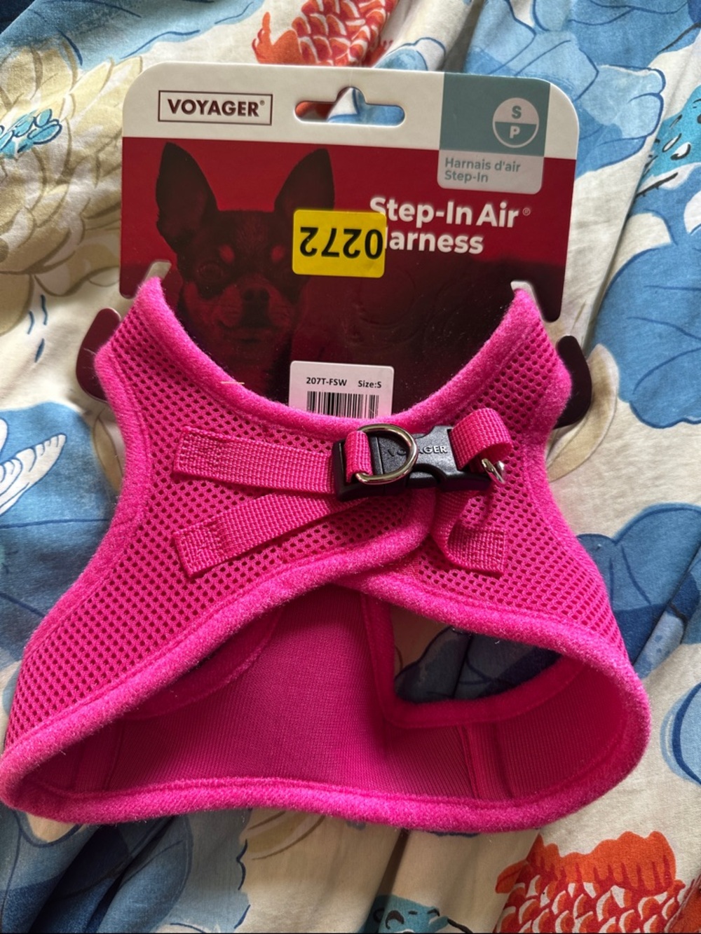 Voyager Step-In Air Dog Harness - Hot Pink, Size S